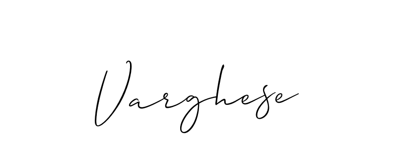 Similarly Allison_Script is the best handwritten signature design. Signature creator online .You can use it as an online autograph creator for name Varghese. Varghese signature style 2 images and pictures png