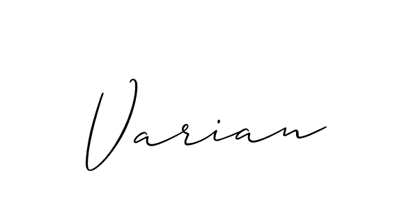Best and Professional Signature Style for Varian. Allison_Script Best Signature Style Collection. Varian signature style 2 images and pictures png