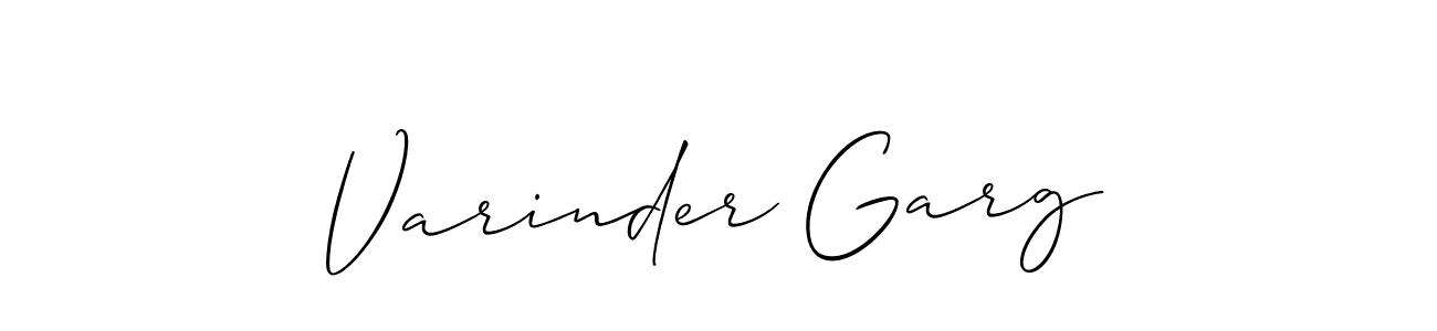 This is the best signature style for the Varinder Garg name. Also you like these signature font (Allison_Script). Mix name signature. Varinder Garg signature style 2 images and pictures png