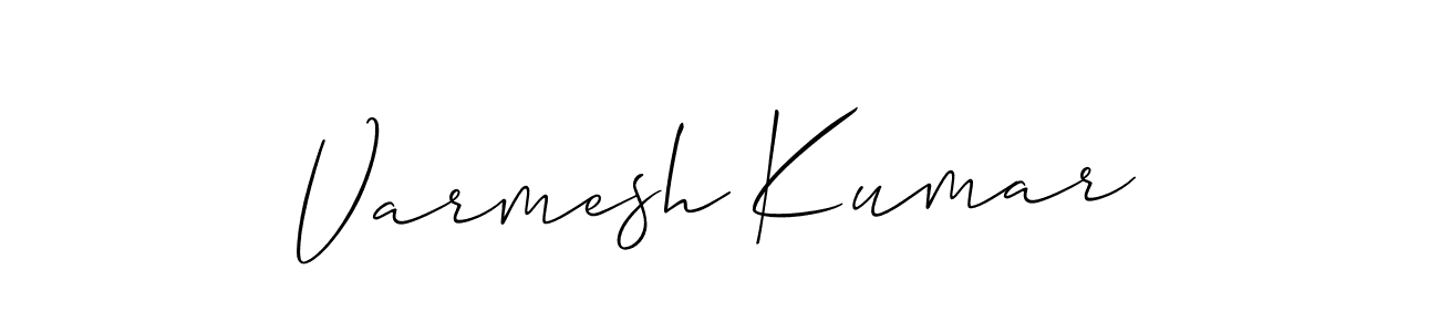 Make a beautiful signature design for name Varmesh Kumar. Use this online signature maker to create a handwritten signature for free. Varmesh Kumar signature style 2 images and pictures png