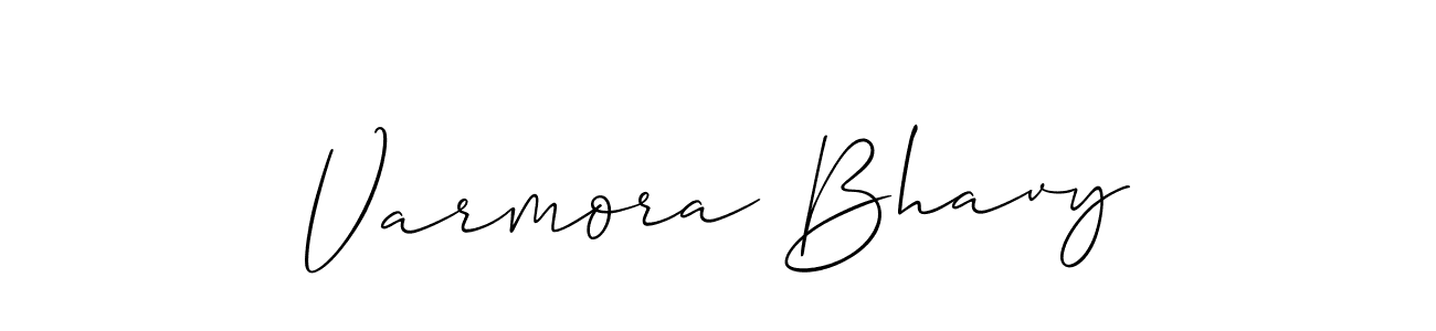 Once you've used our free online signature maker to create your best signature Allison_Script style, it's time to enjoy all of the benefits that Varmora Bhavy name signing documents. Varmora Bhavy signature style 2 images and pictures png