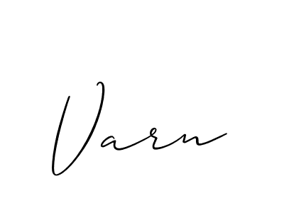 Varn stylish signature style. Best Handwritten Sign (Allison_Script) for my name. Handwritten Signature Collection Ideas for my name Varn. Varn signature style 2 images and pictures png