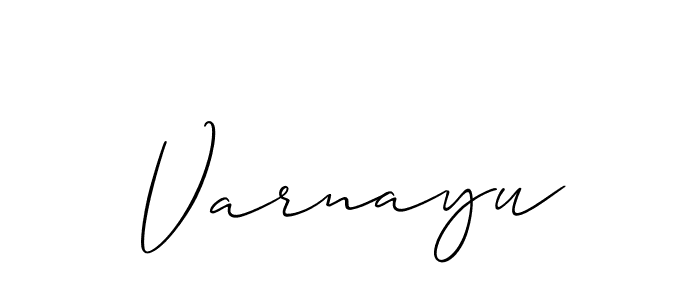 Once you've used our free online signature maker to create your best signature Allison_Script style, it's time to enjoy all of the benefits that Varnayu name signing documents. Varnayu signature style 2 images and pictures png