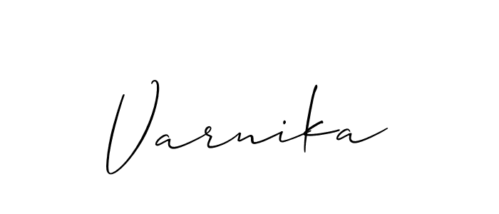 You should practise on your own different ways (Allison_Script) to write your name (Varnika) in signature. don't let someone else do it for you. Varnika signature style 2 images and pictures png