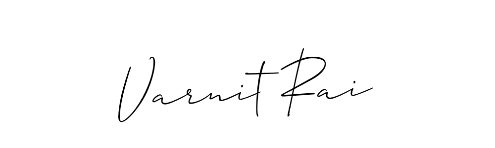 Here are the top 10 professional signature styles for the name Varnit Rai. These are the best autograph styles you can use for your name. Varnit Rai signature style 2 images and pictures png