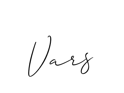 You should practise on your own different ways (Allison_Script) to write your name (Vars) in signature. don't let someone else do it for you. Vars signature style 2 images and pictures png