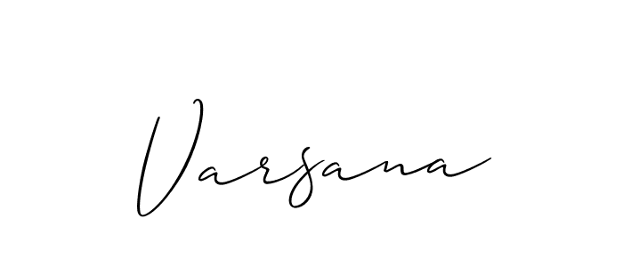 Best and Professional Signature Style for Varsana. Allison_Script Best Signature Style Collection. Varsana signature style 2 images and pictures png