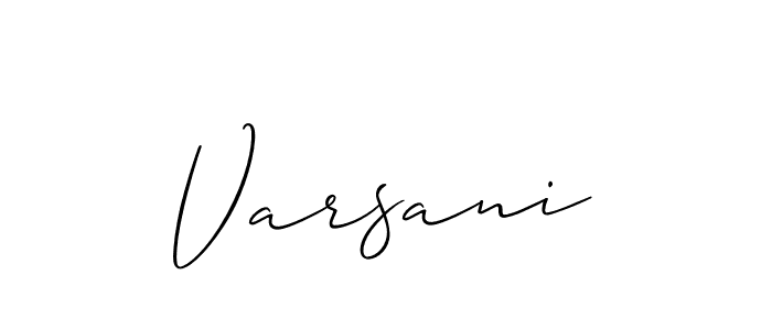 Best and Professional Signature Style for Varsani. Allison_Script Best Signature Style Collection. Varsani signature style 2 images and pictures png