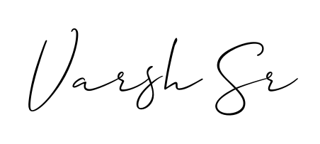 Create an unforgettable impression when signing with Varsh Sr name styled in Allison_Script typography. 100% free online generator. Varsh Sr signature style 2 images and pictures png