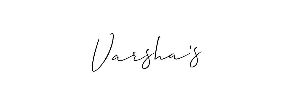 It looks lik you need a new signature style for name Varsha’s. Design unique handwritten (Allison_Script) signature with our free signature maker in just a few clicks. Varsha’s signature style 2 images and pictures png