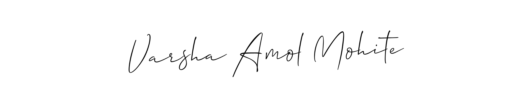 Check out images of Autograph of Varsha Amol Mohite name. Actor Varsha Amol Mohite Signature Style. Allison_Script is a professional sign style online. Varsha Amol Mohite signature style 2 images and pictures png