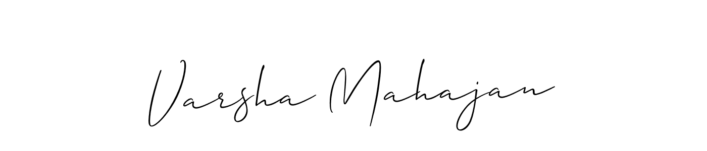 Make a short Varsha Mahajan signature style. Manage your documents anywhere anytime using Allison_Script. Create and add eSignatures, submit forms, share and send files easily. Varsha Mahajan signature style 2 images and pictures png