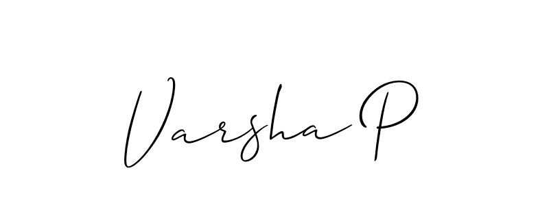 This is the best signature style for the Varsha P name. Also you like these signature font (Allison_Script). Mix name signature. Varsha P signature style 2 images and pictures png