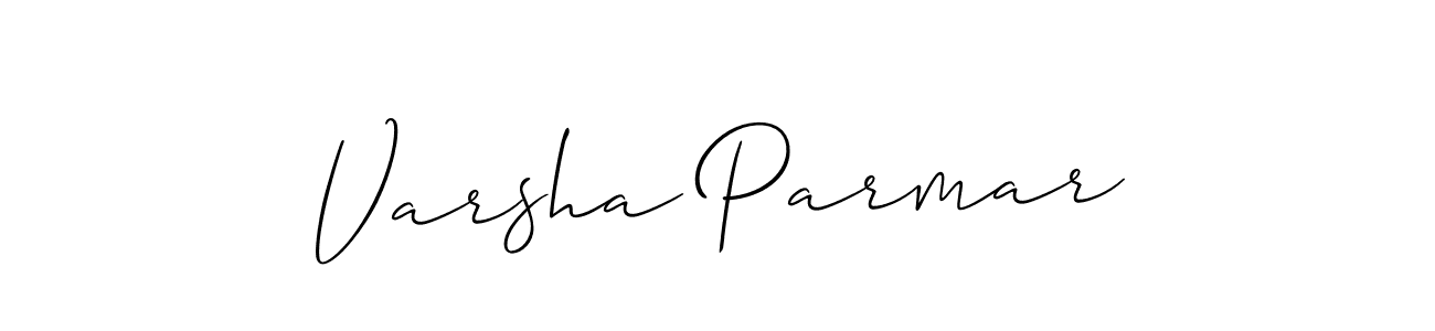Make a beautiful signature design for name Varsha Parmar. Use this online signature maker to create a handwritten signature for free. Varsha Parmar signature style 2 images and pictures png