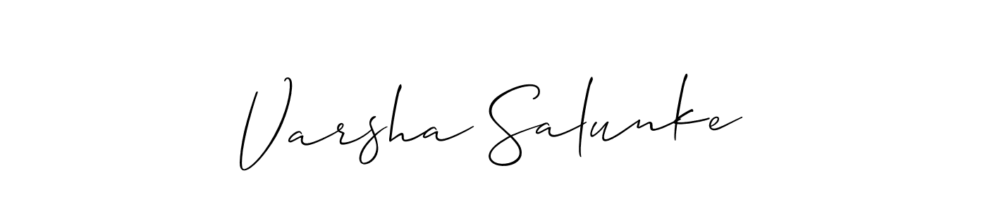 Here are the top 10 professional signature styles for the name Varsha Salunke. These are the best autograph styles you can use for your name. Varsha Salunke signature style 2 images and pictures png