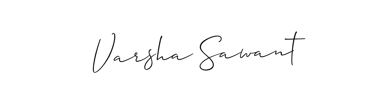 Once you've used our free online signature maker to create your best signature Allison_Script style, it's time to enjoy all of the benefits that Varsha Sawant name signing documents. Varsha Sawant signature style 2 images and pictures png