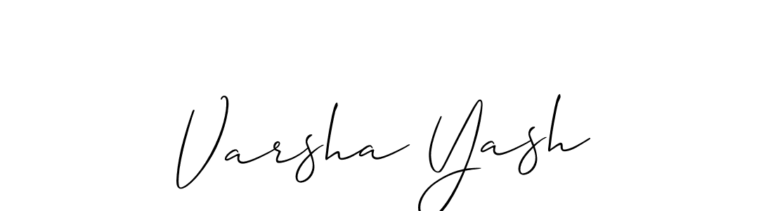 See photos of Varsha Yash official signature by Spectra . Check more albums & portfolios. Read reviews & check more about Allison_Script font. Varsha Yash signature style 2 images and pictures png