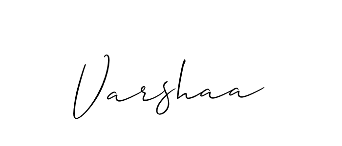 Also You can easily find your signature by using the search form. We will create Varshaa name handwritten signature images for you free of cost using Allison_Script sign style. Varshaa signature style 2 images and pictures png