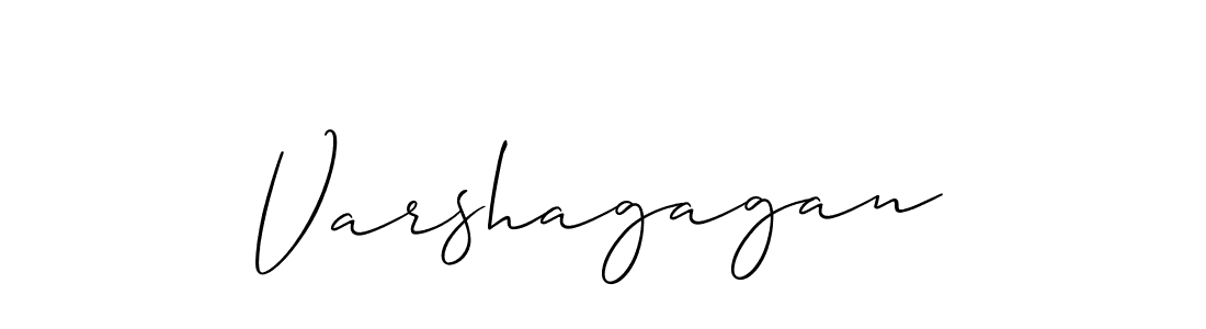 How to make Varshagagan name signature. Use Allison_Script style for creating short signs online. This is the latest handwritten sign. Varshagagan signature style 2 images and pictures png