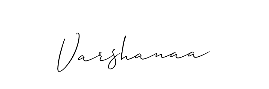 Make a beautiful signature design for name Varshanaa. Use this online signature maker to create a handwritten signature for free. Varshanaa signature style 2 images and pictures png