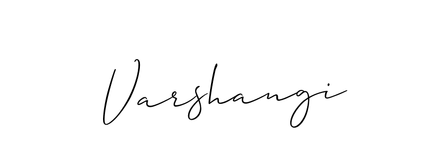 Similarly Allison_Script is the best handwritten signature design. Signature creator online .You can use it as an online autograph creator for name Varshangi. Varshangi signature style 2 images and pictures png