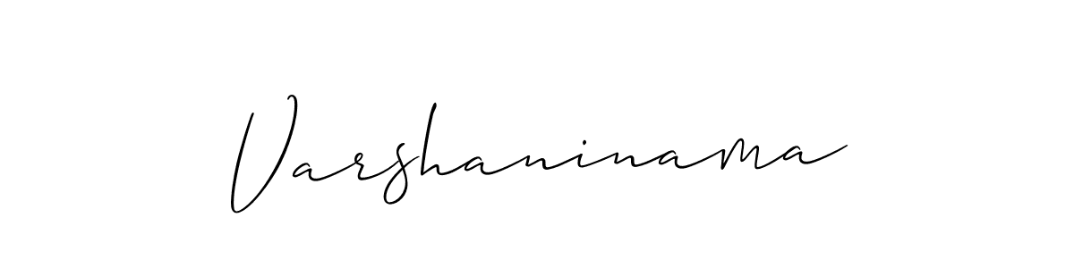 You can use this online signature creator to create a handwritten signature for the name Varshaninama. This is the best online autograph maker. Varshaninama signature style 2 images and pictures png