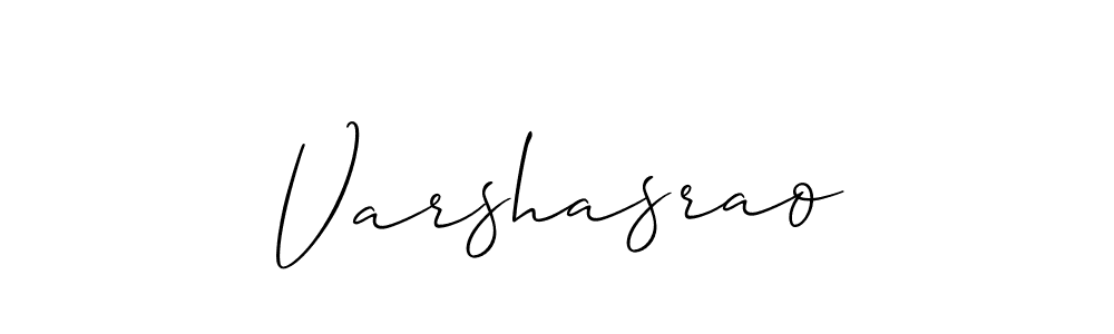 Similarly Allison_Script is the best handwritten signature design. Signature creator online .You can use it as an online autograph creator for name Varshasrao. Varshasrao signature style 2 images and pictures png