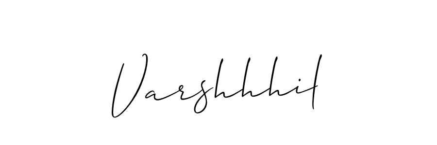You should practise on your own different ways (Allison_Script) to write your name (Varshhhil) in signature. don't let someone else do it for you. Varshhhil signature style 2 images and pictures png