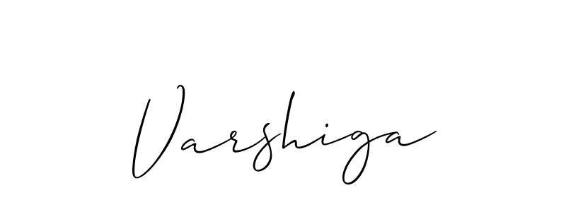 How to Draw Varshiga signature style? Allison_Script is a latest design signature styles for name Varshiga. Varshiga signature style 2 images and pictures png