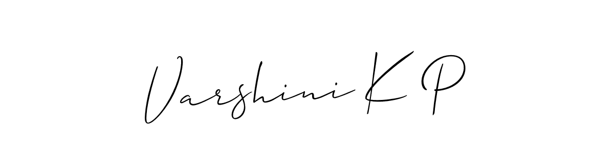 Once you've used our free online signature maker to create your best signature Allison_Script style, it's time to enjoy all of the benefits that Varshini K P name signing documents. Varshini K P signature style 2 images and pictures png