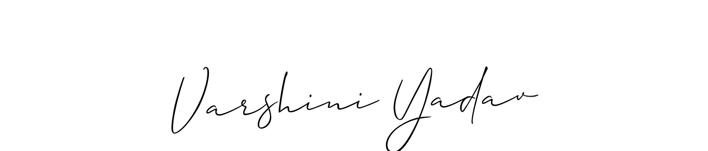 Make a beautiful signature design for name Varshini Yadav. Use this online signature maker to create a handwritten signature for free. Varshini Yadav signature style 2 images and pictures png