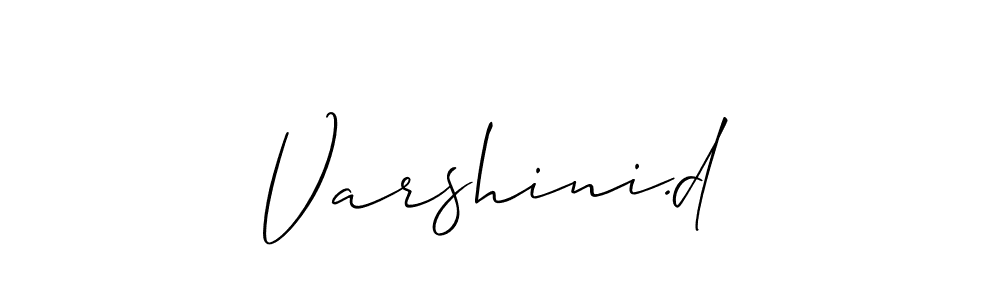 How to Draw Varshini.d signature style? Allison_Script is a latest design signature styles for name Varshini.d. Varshini.d signature style 2 images and pictures png