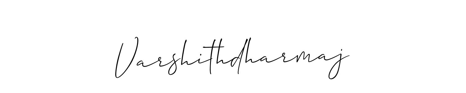 Also we have Varshithdharmaj name is the best signature style. Create professional handwritten signature collection using Allison_Script autograph style. Varshithdharmaj signature style 2 images and pictures png