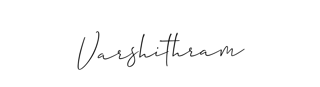 The best way (Allison_Script) to make a short signature is to pick only two or three words in your name. The name Varshithram include a total of six letters. For converting this name. Varshithram signature style 2 images and pictures png