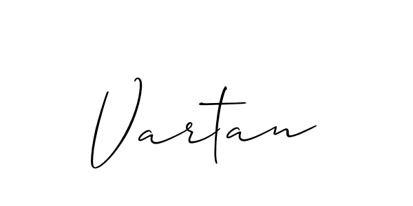 You should practise on your own different ways (Allison_Script) to write your name (Vartan) in signature. don't let someone else do it for you. Vartan signature style 2 images and pictures png