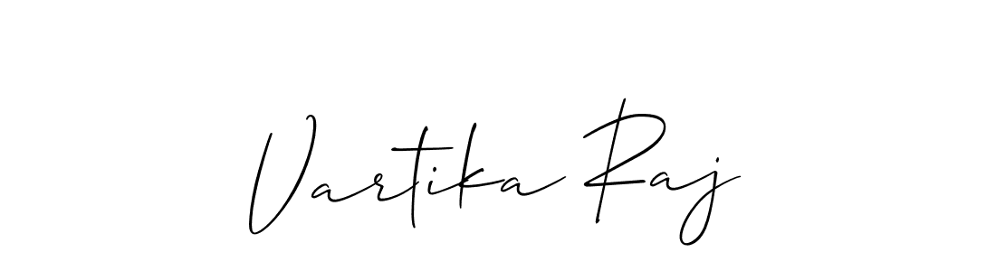 How to Draw Vartika Raj signature style? Allison_Script is a latest design signature styles for name Vartika Raj. Vartika Raj signature style 2 images and pictures png