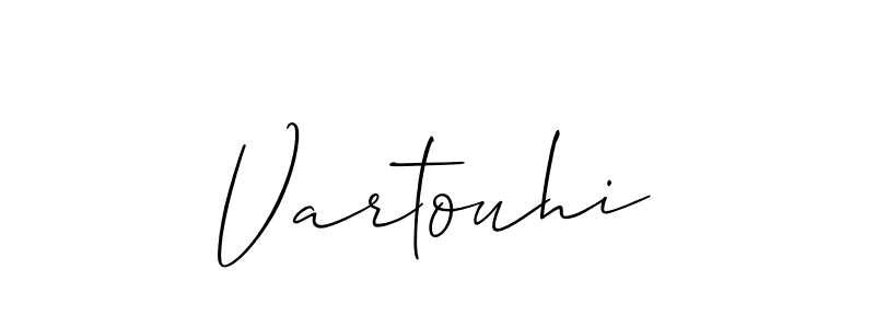 Similarly Allison_Script is the best handwritten signature design. Signature creator online .You can use it as an online autograph creator for name Vartouhi. Vartouhi signature style 2 images and pictures png
