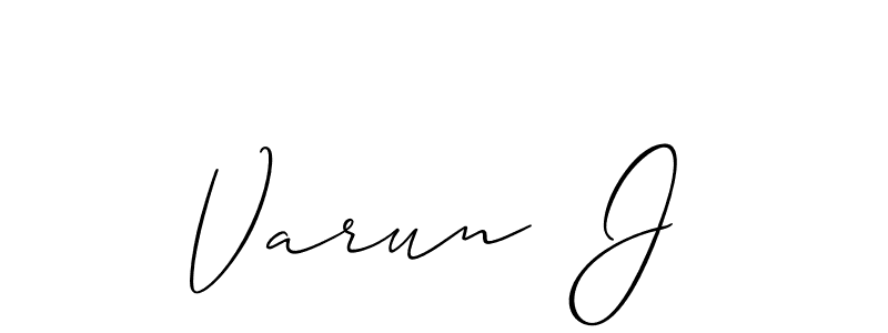 Here are the top 10 professional signature styles for the name Varun  J. These are the best autograph styles you can use for your name. Varun  J signature style 2 images and pictures png