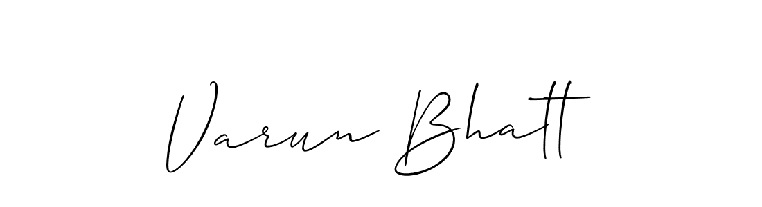 Best and Professional Signature Style for Varun Bhatt. Allison_Script Best Signature Style Collection. Varun Bhatt signature style 2 images and pictures png