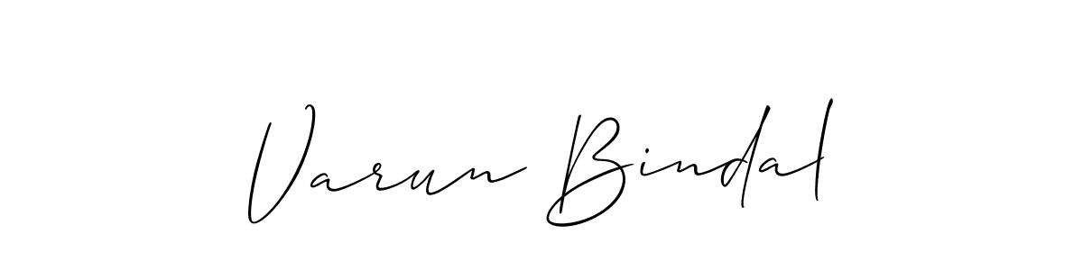 You should practise on your own different ways (Allison_Script) to write your name (Varun Bindal) in signature. don't let someone else do it for you. Varun Bindal signature style 2 images and pictures png