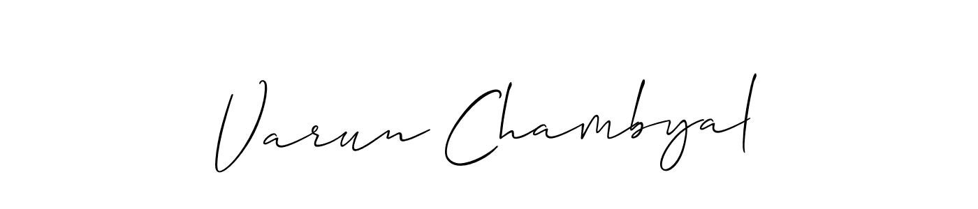 This is the best signature style for the Varun Chambyal name. Also you like these signature font (Allison_Script). Mix name signature. Varun Chambyal signature style 2 images and pictures png