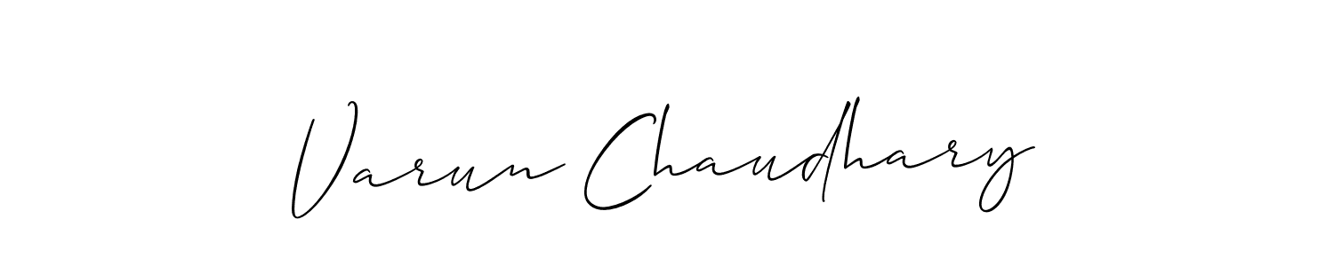 You should practise on your own different ways (Allison_Script) to write your name (Varun Chaudhary) in signature. don't let someone else do it for you. Varun Chaudhary signature style 2 images and pictures png