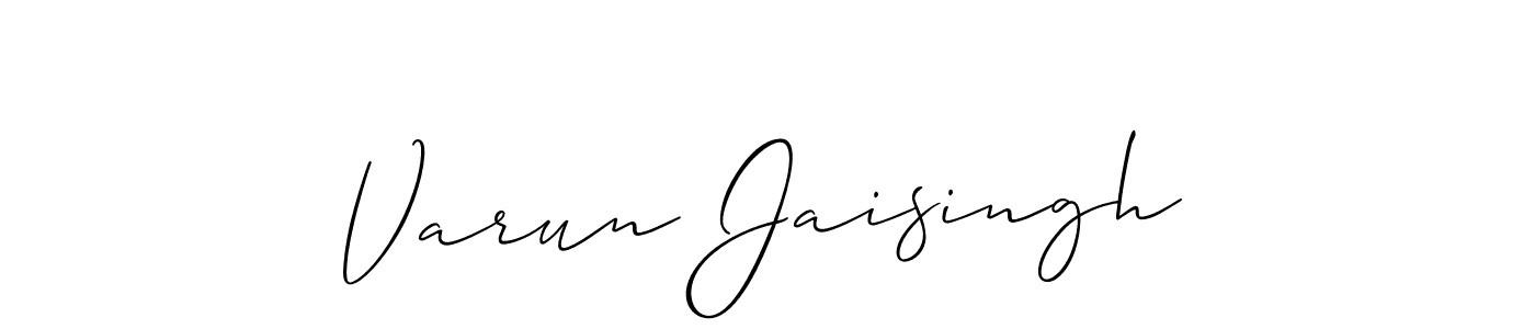 Make a beautiful signature design for name Varun Jaisingh. With this signature (Allison_Script) style, you can create a handwritten signature for free. Varun Jaisingh signature style 2 images and pictures png