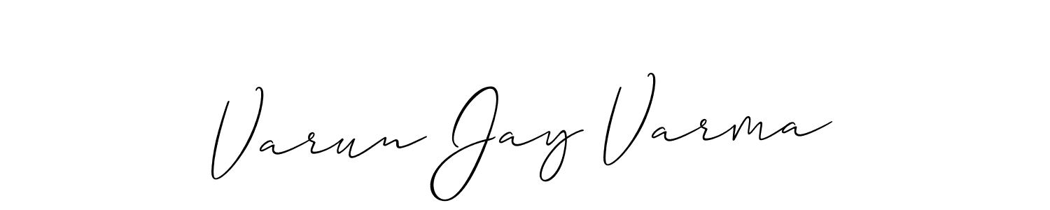 Best and Professional Signature Style for Varun Jay Varma. Allison_Script Best Signature Style Collection. Varun Jay Varma signature style 2 images and pictures png