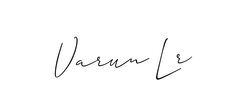 Best and Professional Signature Style for Varun Lr. Allison_Script Best Signature Style Collection. Varun Lr signature style 2 images and pictures png