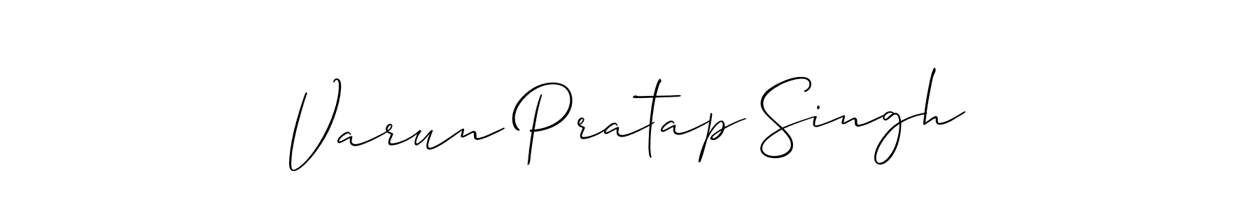 How to make Varun Pratap Singh signature? Allison_Script is a professional autograph style. Create handwritten signature for Varun Pratap Singh name. Varun Pratap Singh signature style 2 images and pictures png