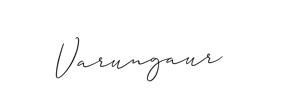Once you've used our free online signature maker to create your best signature Allison_Script style, it's time to enjoy all of the benefits that Varungaur name signing documents. Varungaur signature style 2 images and pictures png