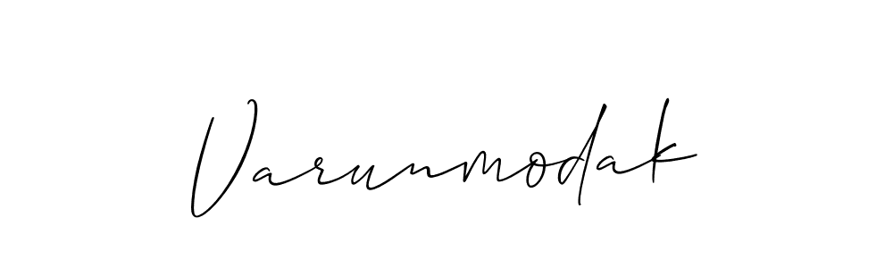 How to make Varunmodak name signature. Use Allison_Script style for creating short signs online. This is the latest handwritten sign. Varunmodak signature style 2 images and pictures png