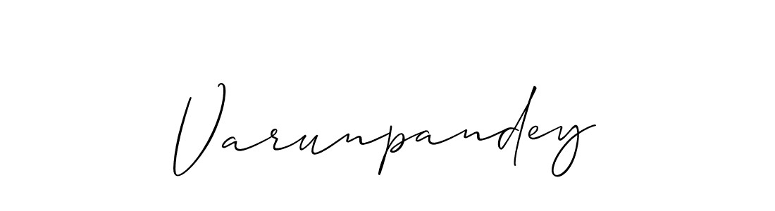 Allison_Script is a professional signature style that is perfect for those who want to add a touch of class to their signature. It is also a great choice for those who want to make their signature more unique. Get Varunpandey name to fancy signature for free. Varunpandey signature style 2 images and pictures png