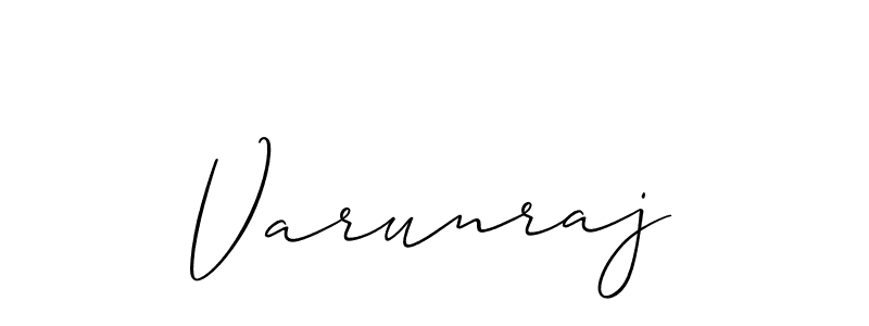 It looks lik you need a new signature style for name Varunraj. Design unique handwritten (Allison_Script) signature with our free signature maker in just a few clicks. Varunraj signature style 2 images and pictures png
